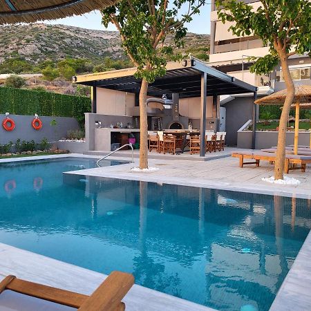 "Stergiou Luxury Apartment 2Nd Floor" Με Κοινη Πισινα Saronida Kültér fotó