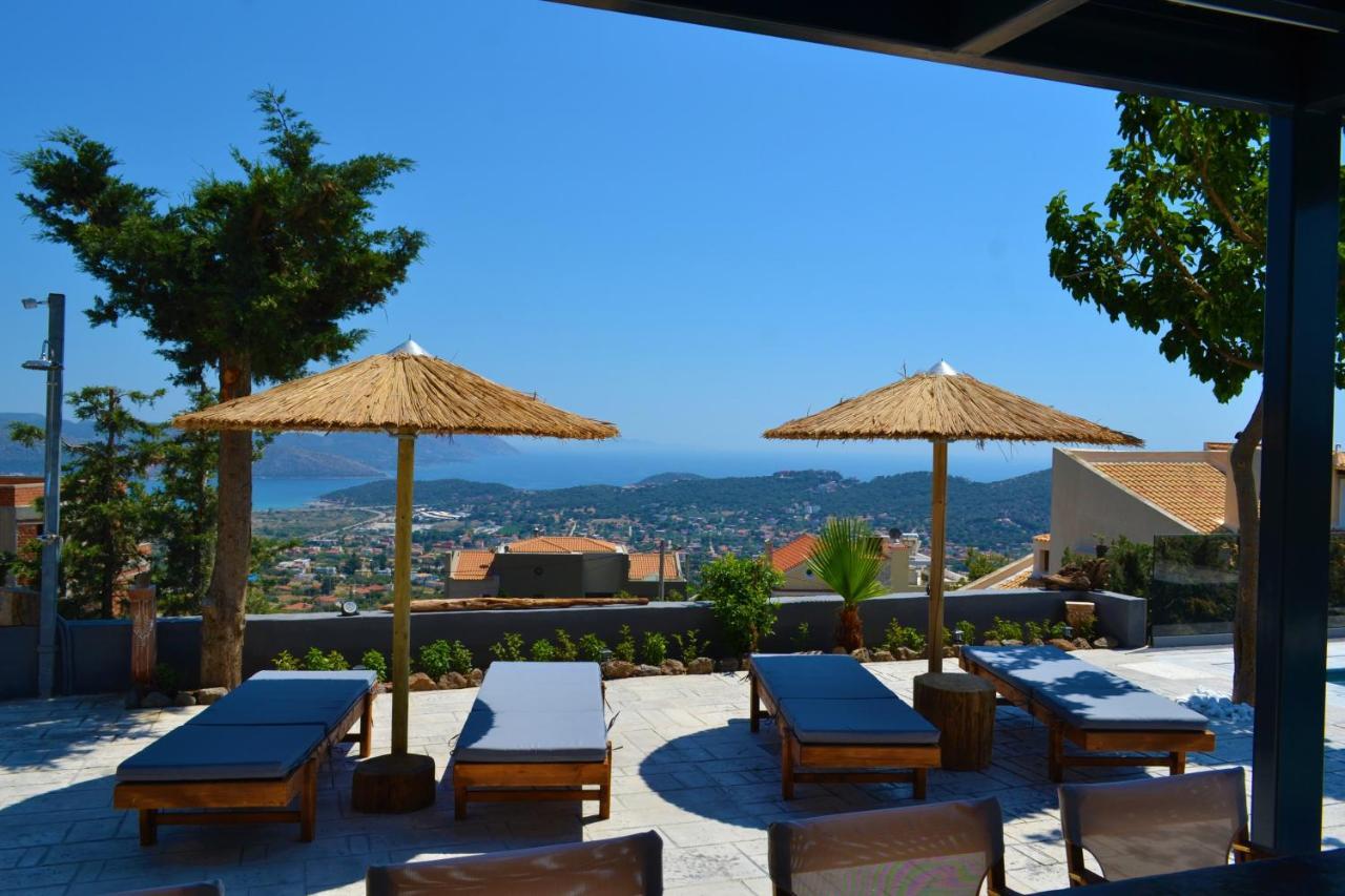 "Stergiou Luxury Apartment 2Nd Floor" Με Κοινη Πισινα Saronida Kültér fotó