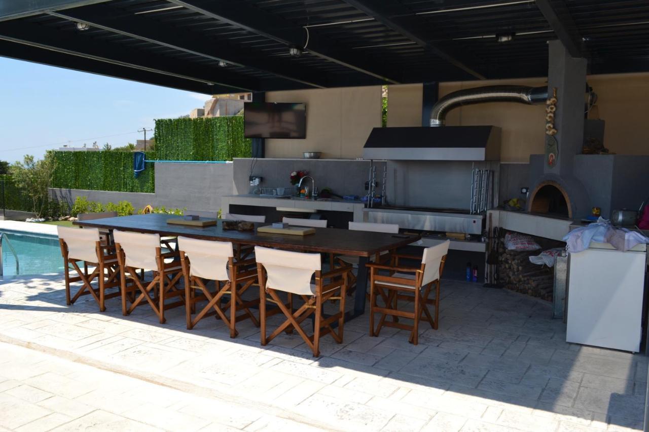 "Stergiou Luxury Apartment 2Nd Floor" Με Κοινη Πισινα Saronida Kültér fotó
