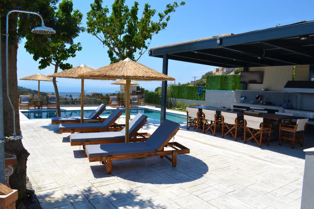 "Stergiou Luxury Apartment 2Nd Floor" Με Κοινη Πισινα Saronida Kültér fotó