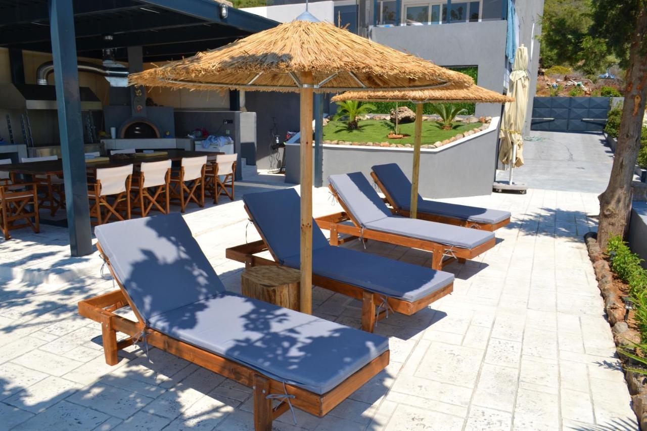 "Stergiou Luxury Apartment 2Nd Floor" Με Κοινη Πισινα Saronida Kültér fotó