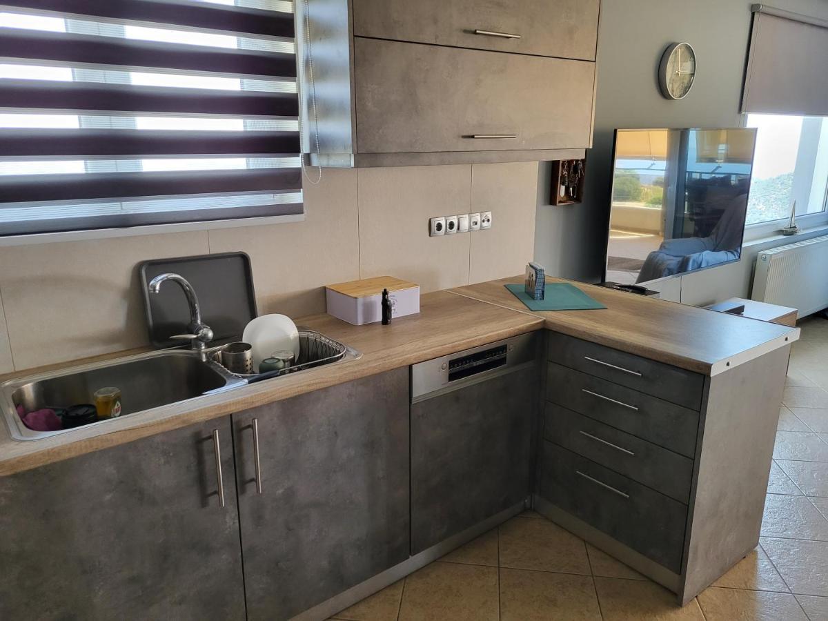 "Stergiou Luxury Apartment 2Nd Floor" Με Κοινη Πισινα Saronida Kültér fotó