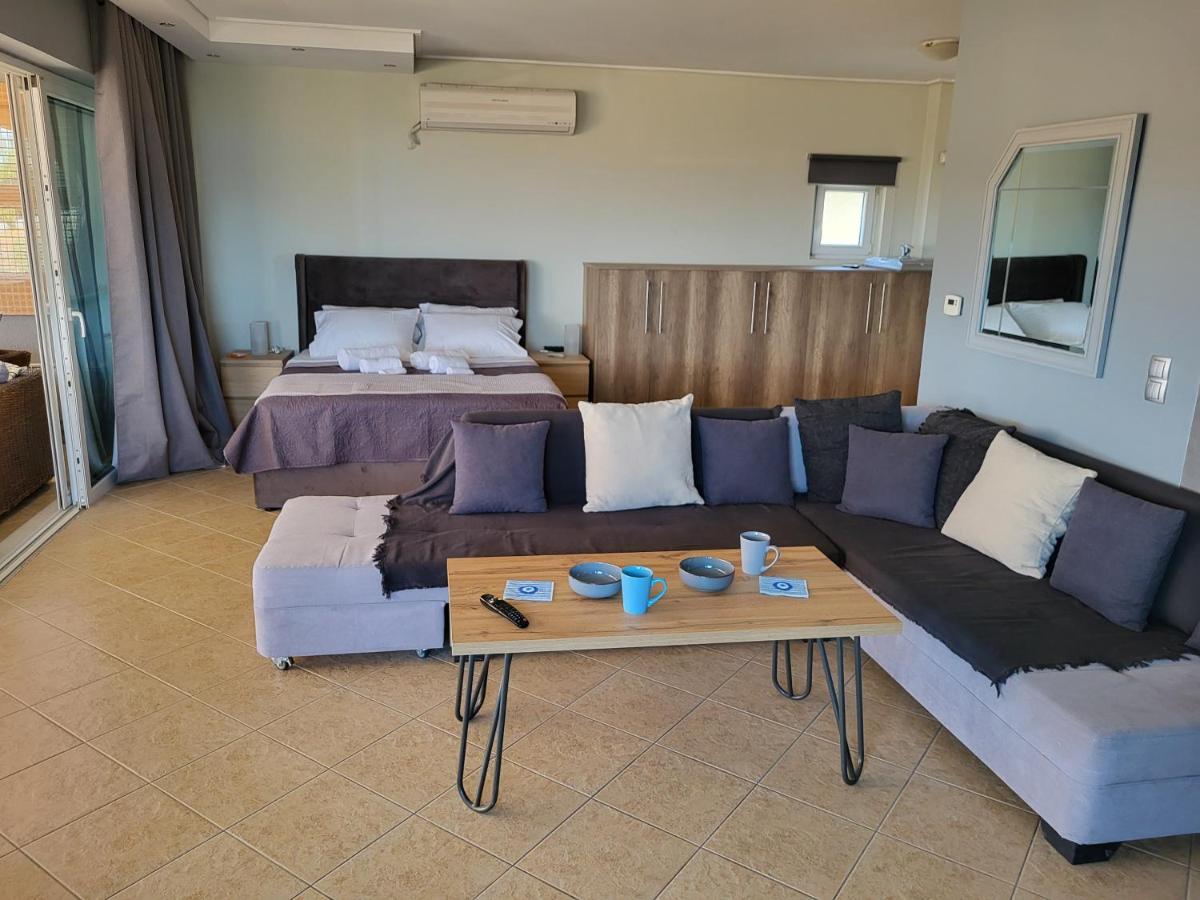 "Stergiou Luxury Apartment 2Nd Floor" Με Κοινη Πισινα Saronida Kültér fotó
