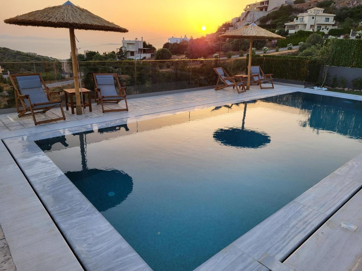 "Stergiou Luxury Apartment 2Nd Floor" Με Κοινη Πισινα Saronida Kültér fotó