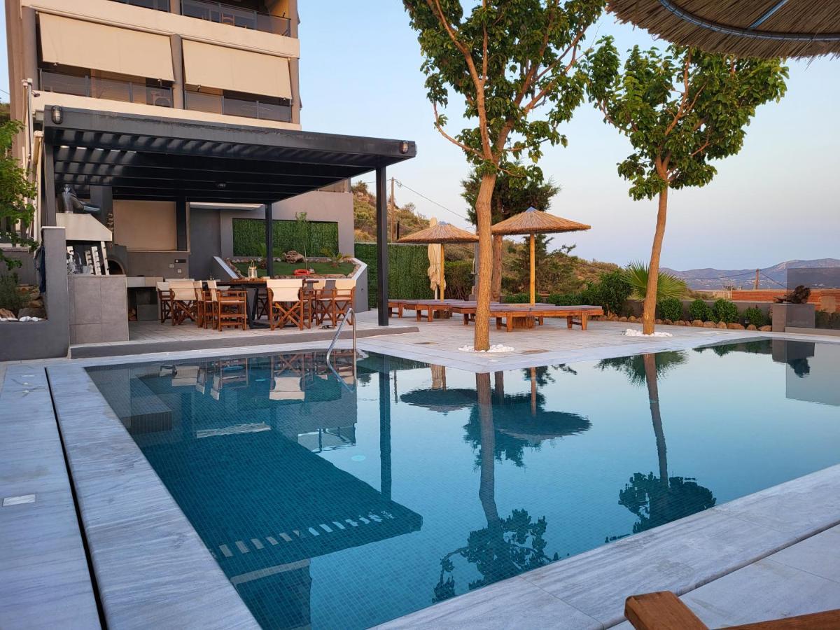 "Stergiou Luxury Apartment 2Nd Floor" Με Κοινη Πισινα Saronida Kültér fotó