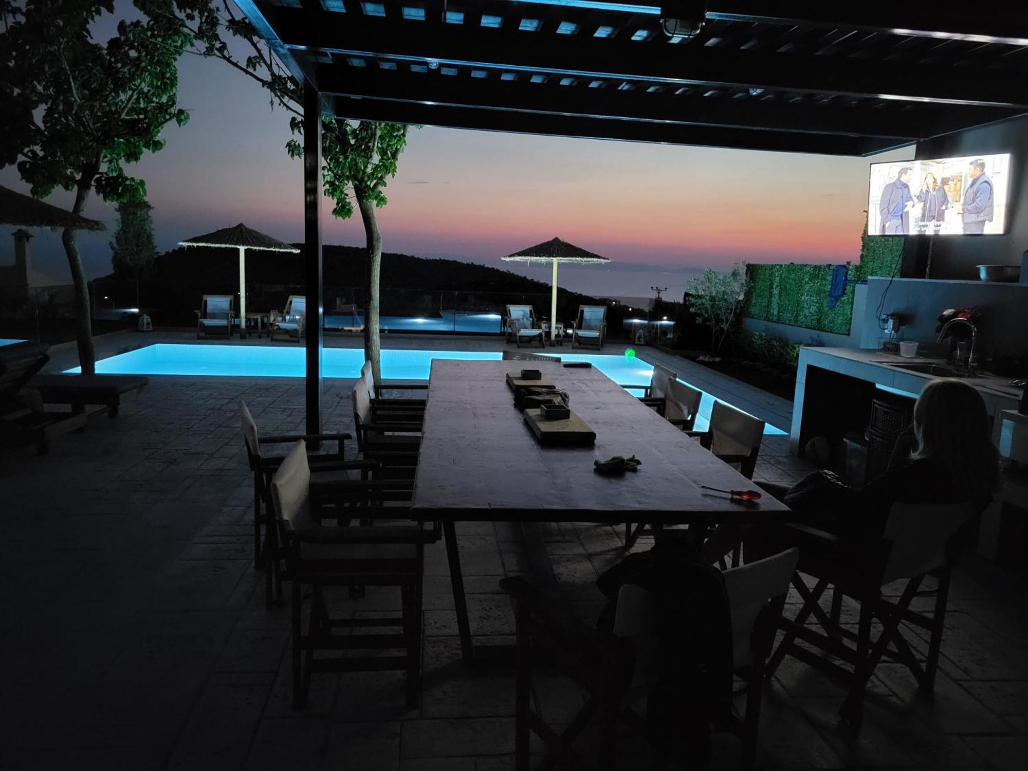 "Stergiou Luxury Apartment 2Nd Floor" Με Κοινη Πισινα Saronida Szoba fotó
