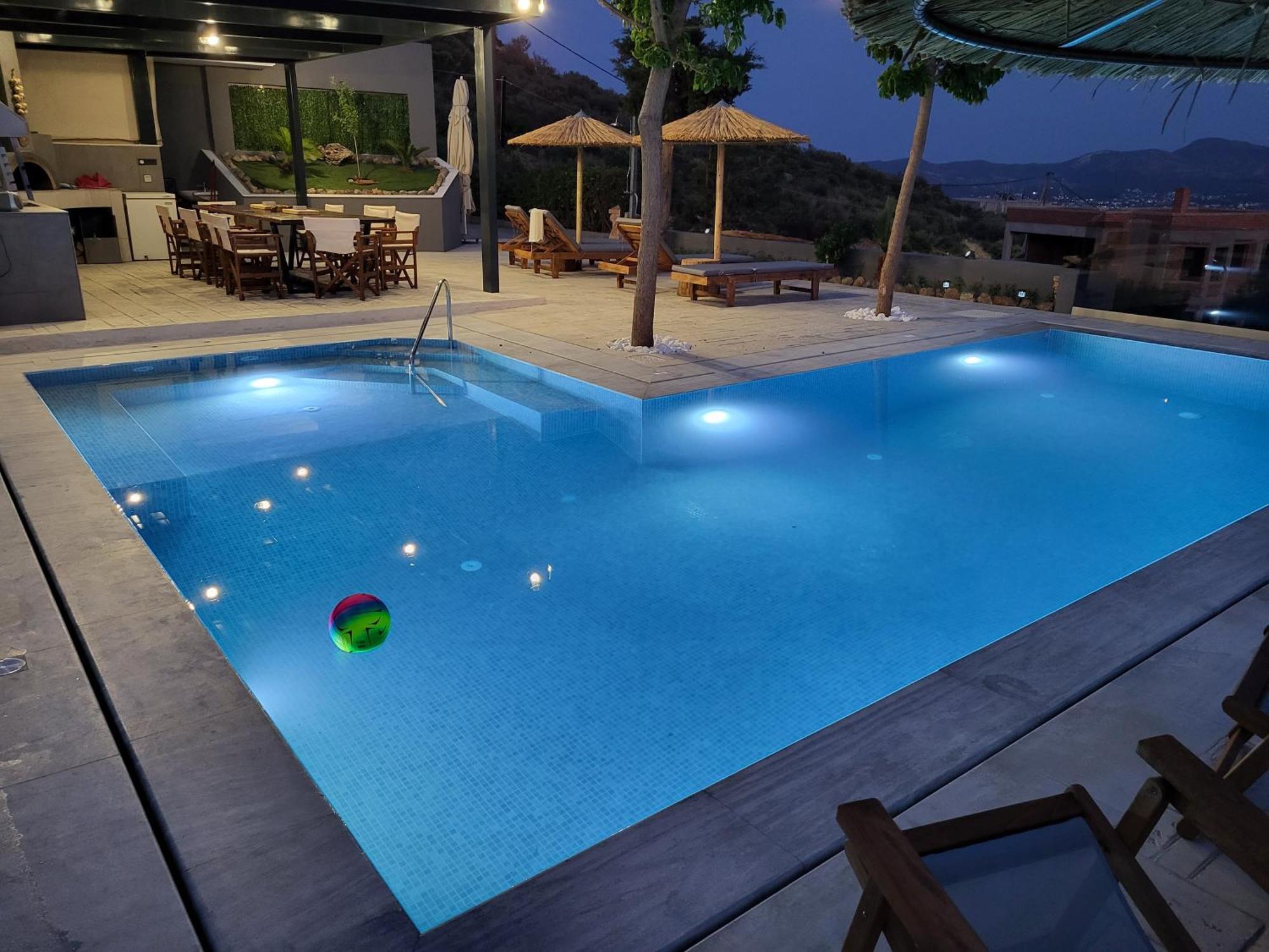 "Stergiou Luxury Apartment 2Nd Floor" Με Κοινη Πισινα Saronida Szoba fotó