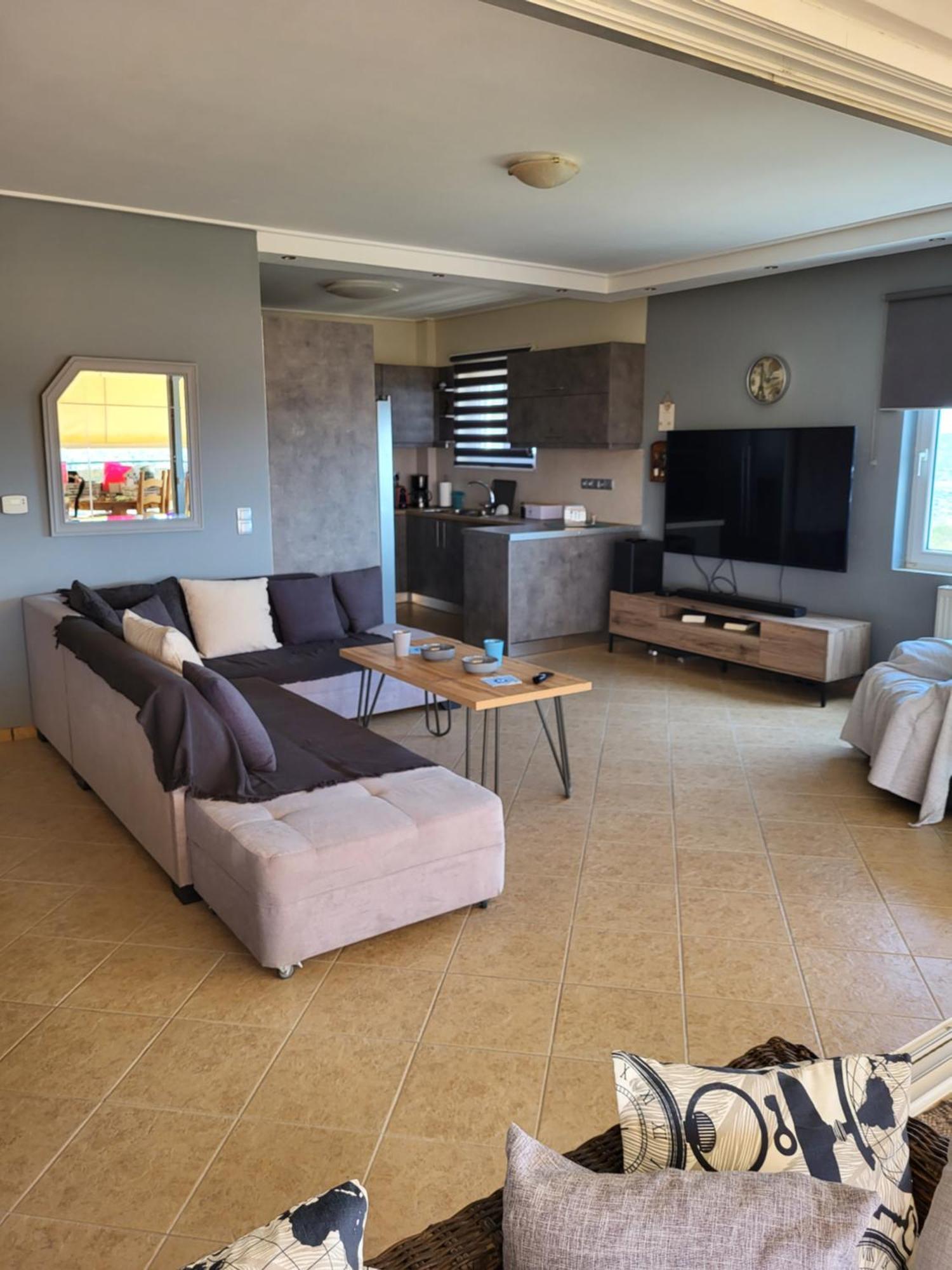 "Stergiou Luxury Apartment 2Nd Floor" Με Κοινη Πισινα Saronida Szoba fotó