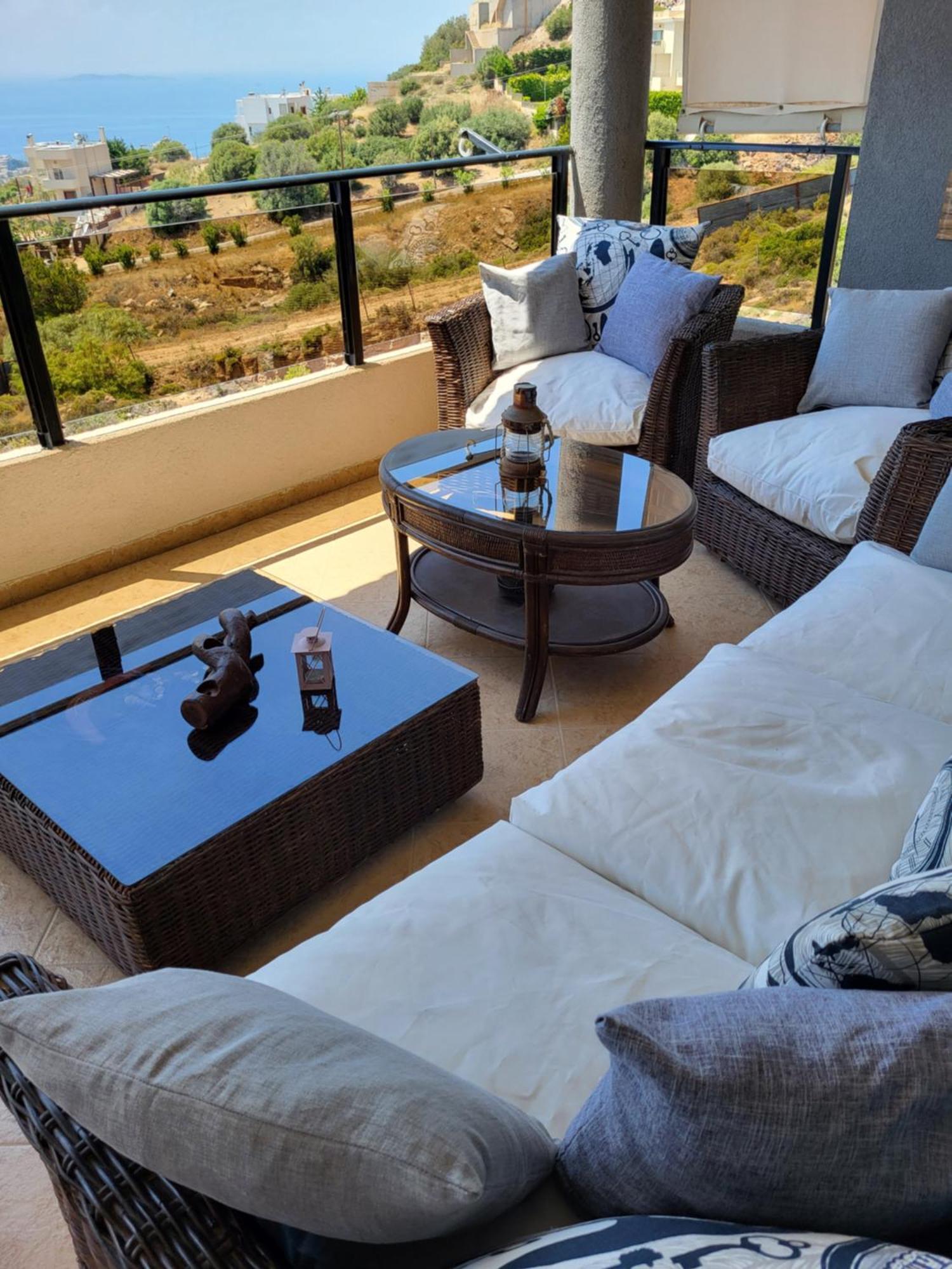 "Stergiou Luxury Apartment 2Nd Floor" Με Κοινη Πισινα Saronida Szoba fotó