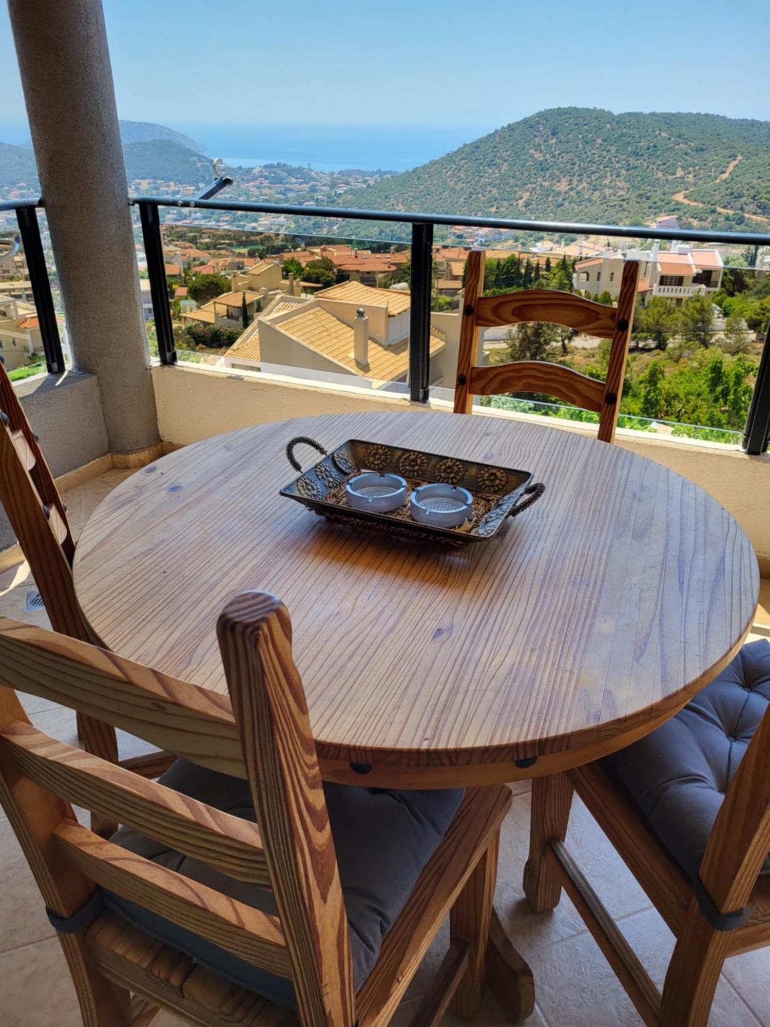 "Stergiou Luxury Apartment 2Nd Floor" Με Κοινη Πισινα Saronida Szoba fotó